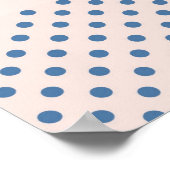 かわいい茶色の水彩鹿の素朴な優雅さ ポスター (角)