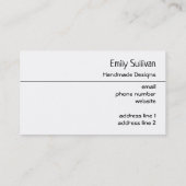 かわいい茶色の漫画のサル座る |かわいい 名刺 (裏面)