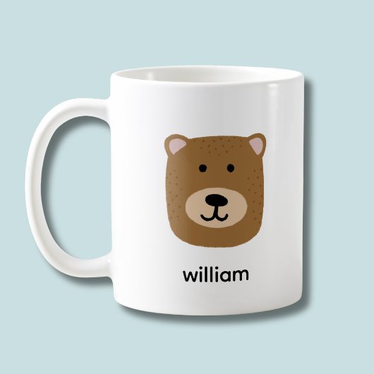 かわいい茶色の熊 コーヒーマグカップ