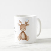 かわいい茶色の鹿 コーヒーマグカップ (正面右)