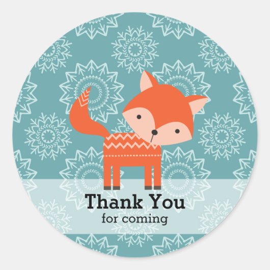 かわいい荒野 ラウンドシール (正面)