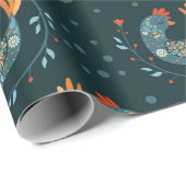 かわいい華美鳥 ラッピングペーパー (ロールコーナー)