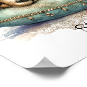 かわいい落ち着いた子犬のストレスレス ポスター (角)