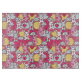 かわいい落書きのかわいいの子供パターン カッティングボード (正面)