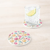 かわいい落書きのかわいいの子供パターン コースター (側面)