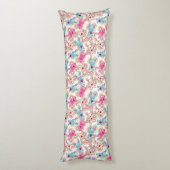 かわいい落書きのかわいいの子供パターン ボディピロー (裏面 (縦))