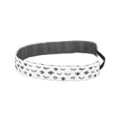 かわいい落書きのまつげパターン アスレチックヘッドバンド (右)