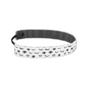 かわいい落書きのまつげパターン アスレチックヘッドバンド (左)