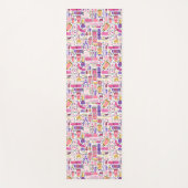 かわいい落書きのマニキュアパターン ヨガマット (正面)
