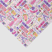 かわいい落書きのマニキュアパターン 薄葉紙 (詳細)