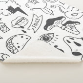 かわいい落書きドール シェルパブランケット (3/4)