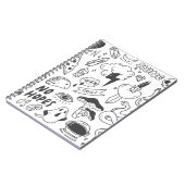 かわいい落書きドール ノートブック (左側)