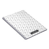 かわいい落書きハート柄 ノートブック (右側)