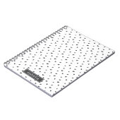 かわいい落書きハート柄 ノートブック (左側)