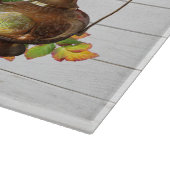 かわいい葡萄と葡萄酒のフローラ自然 カッティングボード (角)