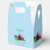 かわいい蒸気機関車マンガイラストレーション フェイバーボックス (オープン)