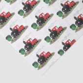 かわいい蒸気機関車マンガイラストレーション 薄葉紙 (詳細)