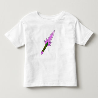 かわいい蓮の花ファンタジーダガーのマジカルステッカー トドラーTシャツ