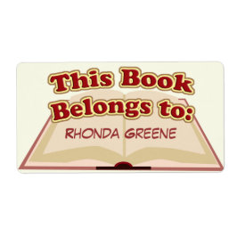 かわいい蔵書票 ラベル