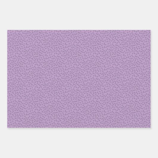 かわいい薄紫女性のカーボーイブーツダークグリーンクリスマス ラッピングペーパーシート (正面2)