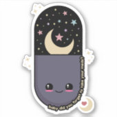 かわいい薬 シール (正面)