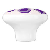 かわいい藍花ドードル セラミックノブ (側面)