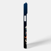 かわいい虎と花紙切り出し Case-Mate iPhoneケース (裏面 / 右)