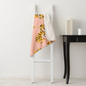 かわいい虎のシームレスな模様 シェルパブランケット (インサイチュ)