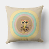 かわいい虎ネコ クッション (裏面)