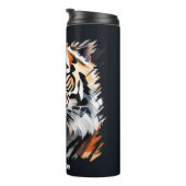 かわいい虎好きな人名前を書く タンブラー (回転右)