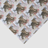 かわいい虎猫子猫ちゃんビックリパターン（の模様が）ある 薄葉紙 (詳細)