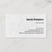 かわいい虎猫子猫ちゃんビックリ 名刺 (裏面)