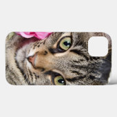 かわいい虎猫猫はとの上がりました Case-Mate iPhoneケース (裏面 (横))