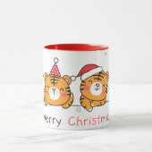 かわいい虎 マグカップ (中央)