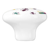 かわいい虫の虫のドア セラミックノブ (側面)