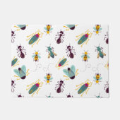 かわいい虫の虫の虫が鳴く ドアマット (正面)