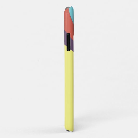 かわいい虫はキャンデーのカラフルを縞で飾りますかみます Case-Mate iPhoneケース (裏面/右)