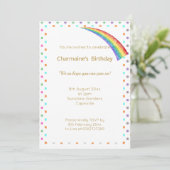 かわいい虹のスポット　あらゆる行事に 招待状 (スタンド正面)