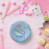 かわいい虹のタコ鯨魚の誕生日パーティー ペーパーボウル (パーティー)