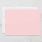 かわいい虹の一角誕生日パーティーの招待状 招待状 (裏面)