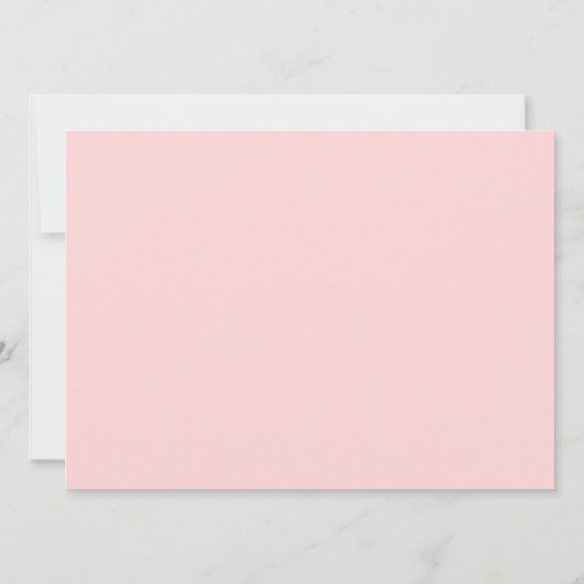 かわいい虹の一角誕生日パーティーの招待状 招待状 (裏面)