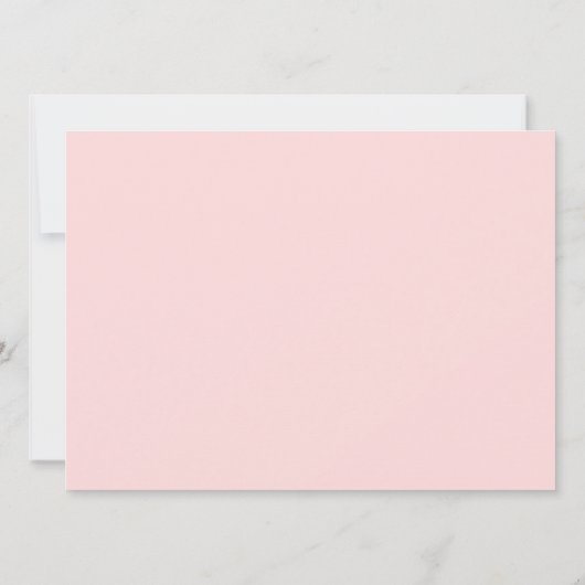 かわいい虹の一角誕生日パーティーの招待状 招待状 (裏面)