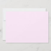 かわいい虹の一角誕生日パーティーの招待状 招待状 (裏面)