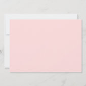 かわいい虹の一角誕生日パーティーの招待状 招待状 (裏面)