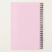 かわいい虹の一角 ノートブック (裏面)