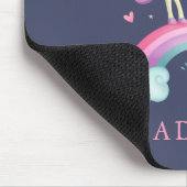 かわいい虹の一角 マウスパッド (コーナー)