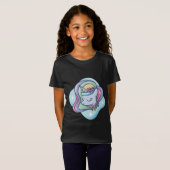 かわいい虹の一角 Tシャツ (正面フル)