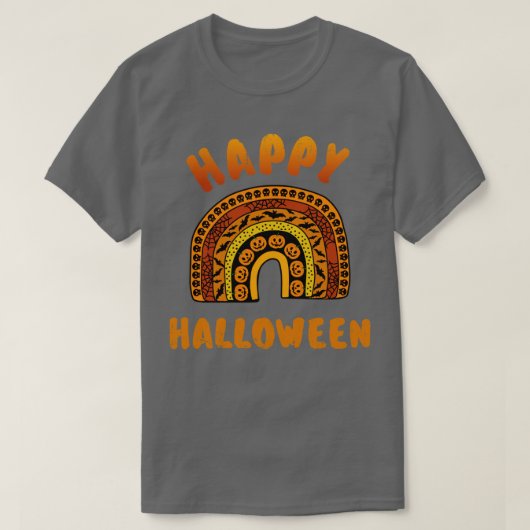 かわいい虹の先生と Tシャツ (デザイン正面)
