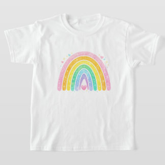 かわいい虹の子供用Tシャツ Tシャツ