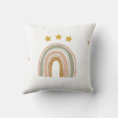 かわいい虹の星ハート クッション (裏面)